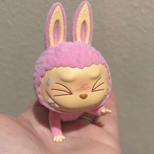 The monsters Labubu lazy yoga